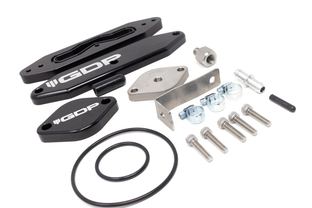 2017 2019 powerstroke 6 7l cooler upgrade kit w pass through plate egr